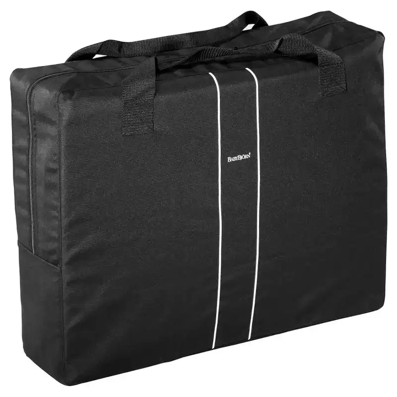 Portable Travel Crib with Carrying Bag - Light Silver
