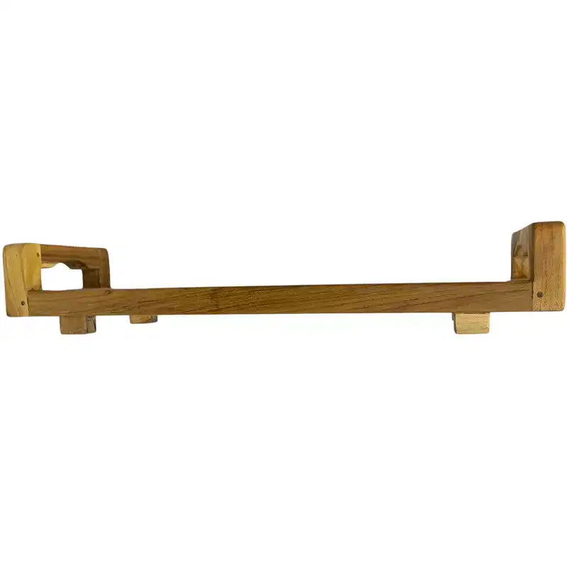 29-Inch Natural Teak Bath Tray and Seat with Handles