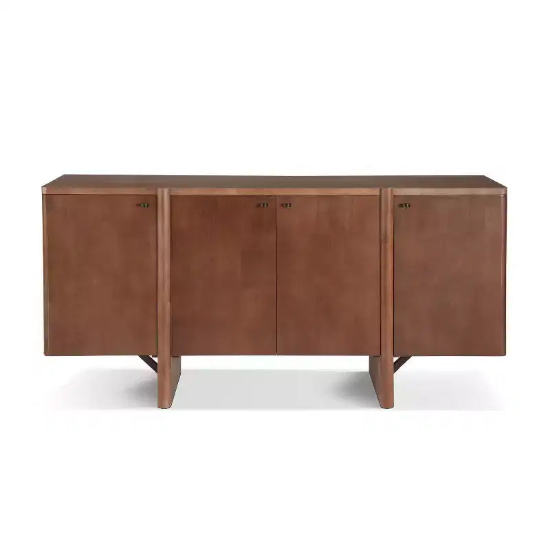 Modern Wood Storage Sideboard with Adjustable Shelves