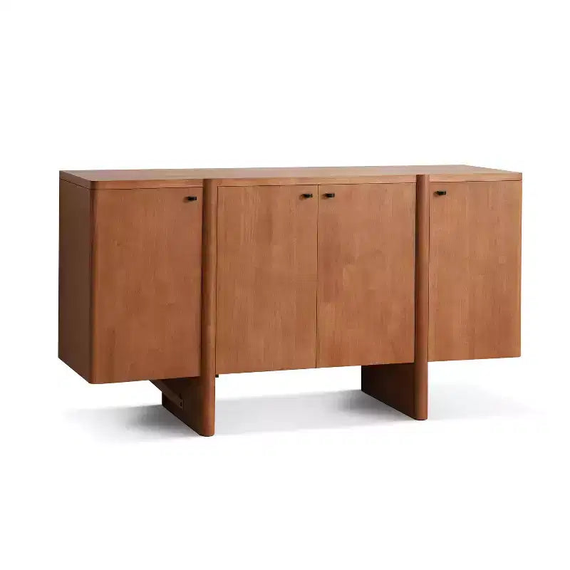 Modern Wood Storage Sideboard with Adjustable Shelves