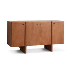 Modern Wood Storage Sideboard with Adjustable Shelves