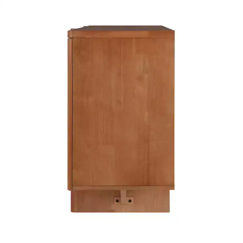 Modern Wood Storage Sideboard with Adjustable Shelves