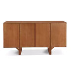 Modern Wood Storage Sideboard with Adjustable Shelves