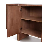 Modern Wood Storage Sideboard with Adjustable Shelves