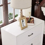 3-Drawer Nightstand with Vintage Wood Finish