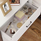 3-Drawer Nightstand with Vintage Wood Finish