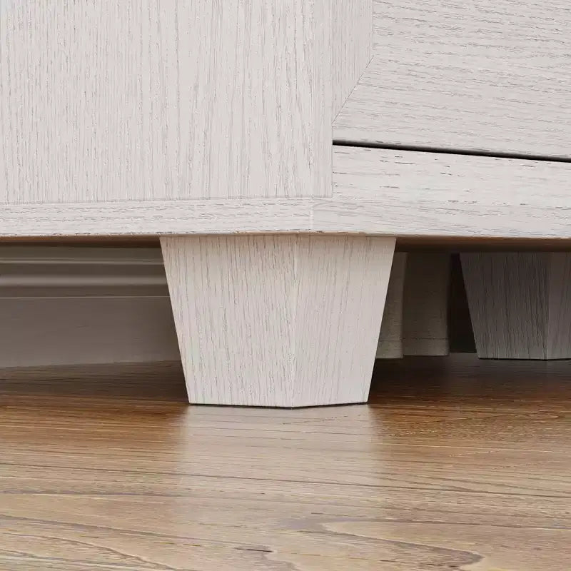 3-Drawer Nightstand with Vintage Wood Finish