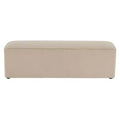 Modern Upholstered Long Ottoman Bench