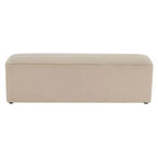 Modern Upholstered Long Ottoman Bench