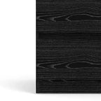 6-Drawer Double Dresser, Black Wood Grain