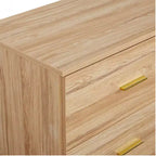 8/9-Drawer Dresser with Gold Handles – Wide Bedroom Storage Chest