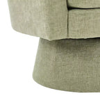 Contemporary 360 Swivel Chenille Upholstered Accent Chair with Cushion
