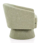 Contemporary 360 Swivel Chenille Upholstered Accent Chair with Cushion