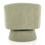 Contemporary 360 Swivel Chenille Upholstered Accent Chair with Cushion