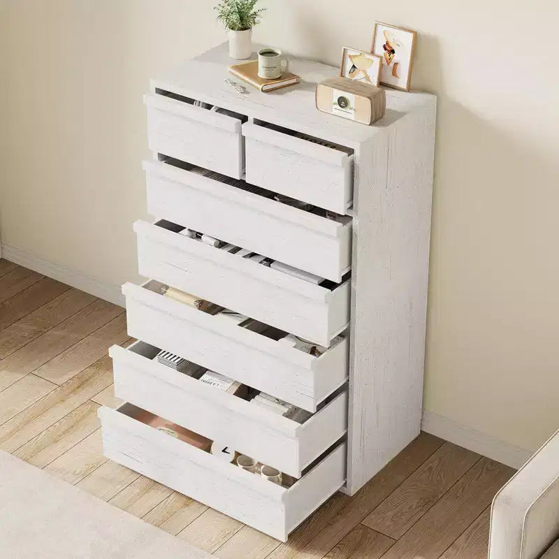 7-Drawer Dresser with Large Storage – Wooden Chest of Drawers for Bedroom, Living Room and Nursery