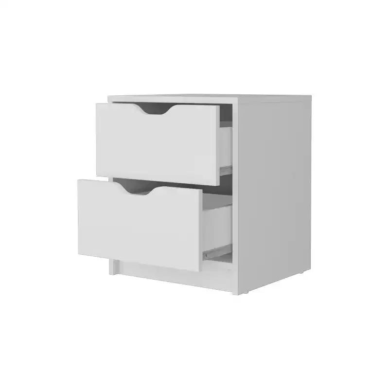 2-Drawer Nightstand for Bedroom and Living Room