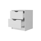 2-Drawer Nightstand for Bedroom and Living Room
