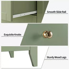 5-Drawer Chest of Drawers with Metal Knobs