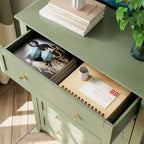 5-Drawer Chest of Drawers with Metal Knobs