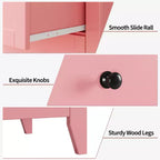 5-Drawer Chest of Drawers with Metal Knobs