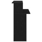Reception Desk Black 39.4" x 19.7" x 40.7" Engineered Wood