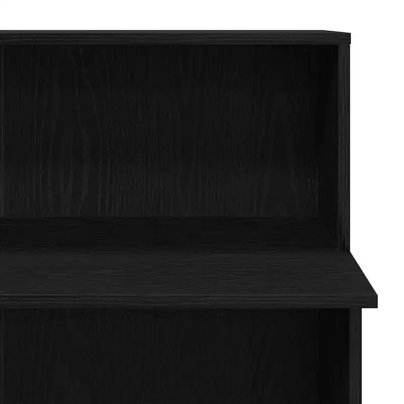 Reception Desk Black 39.4" x 19.7" x 40.7" Engineered Wood