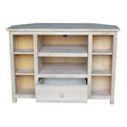 Corner Entertainment TV Stand for TVs up to 42" – Solid Wood Media Console