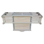 Corner Entertainment TV Stand for TVs up to 42" – Solid Wood Media Console