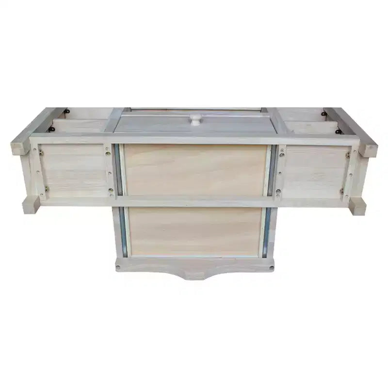 Corner Entertainment TV Stand for TVs up to 42" – Solid Wood Media Console