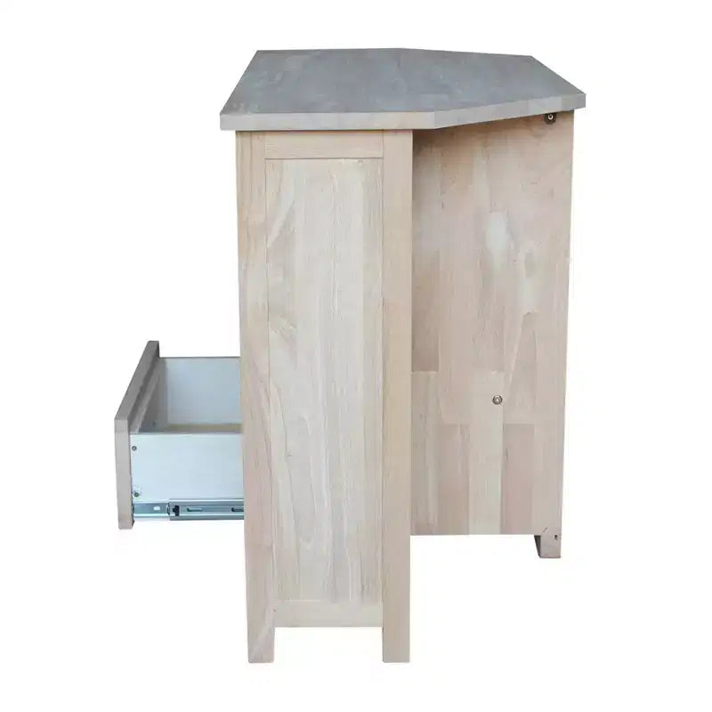 Corner Entertainment TV Stand for TVs up to 42" – Solid Wood Media Console